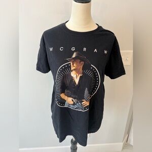 Tim McGraw tour shirt 2019 women’s size large 100% cotton